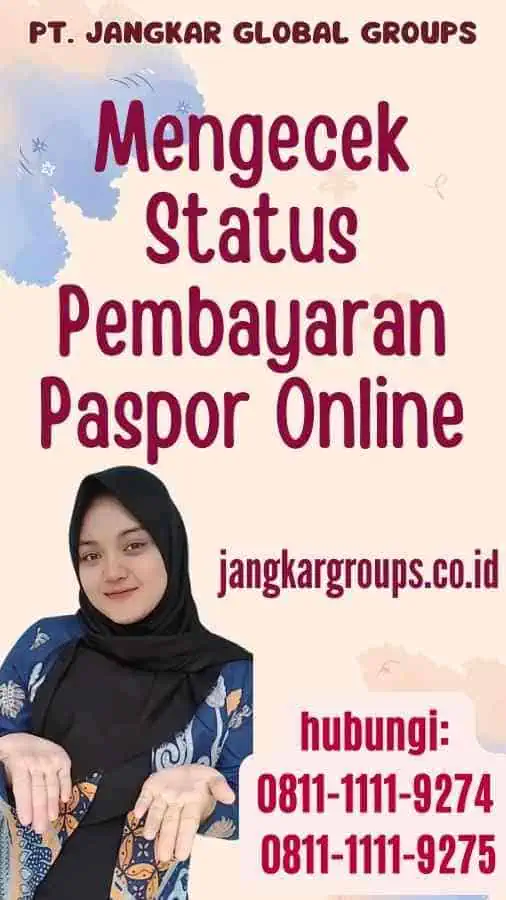 Mengecek Status Pembayaran Paspor Online