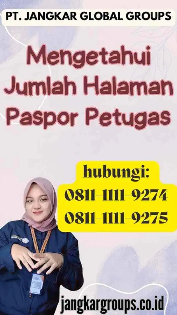 Mengetahui Jumlah Halaman Paspor Petugas