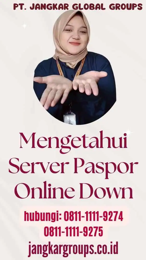 Mengetahui Server Paspor Online Down