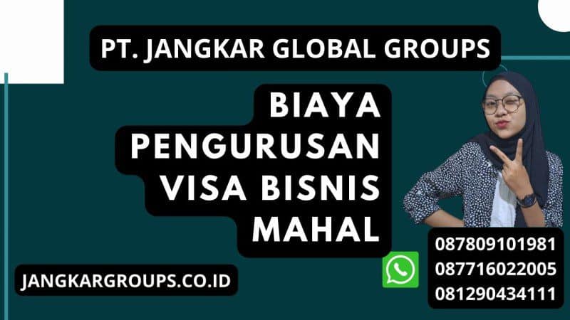 Biaya Pengurusan Visa Bisnis Mahal