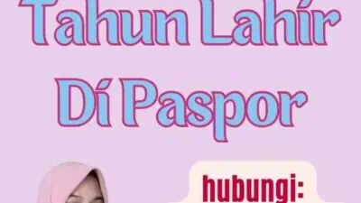 Merubah Tahun Lahir Di Paspor