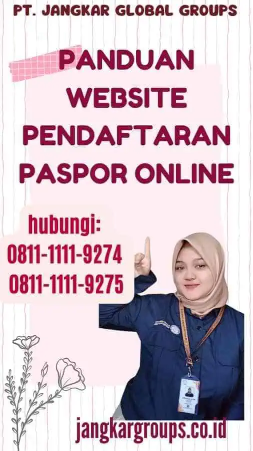 Panduan Website Pendaftaran Paspor Online