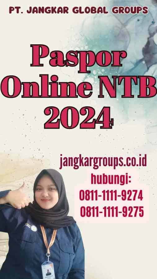 Paspor Online NTB 2024