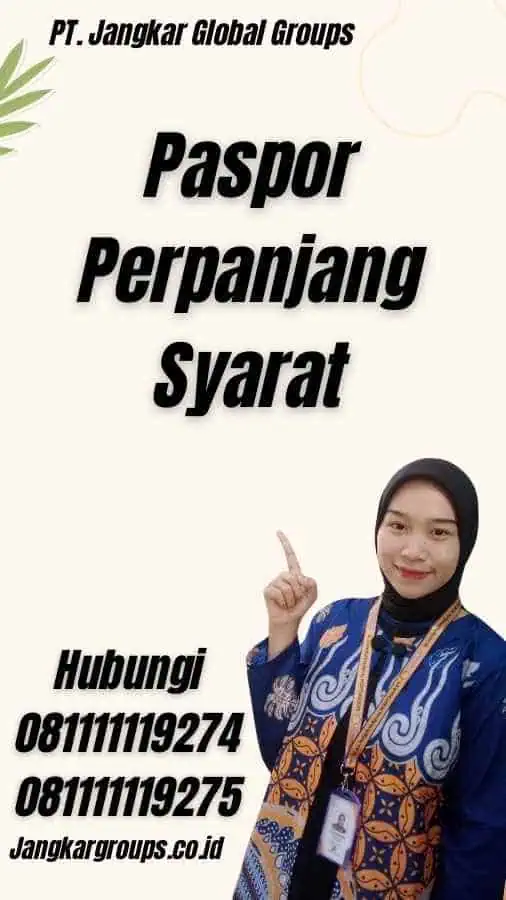 Paspor Perpanjang Syarat