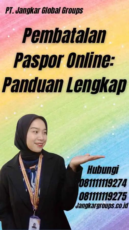 Pembatalan Paspor Online: Panduan Lengkap