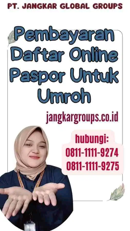 Pembayaran Daftar Online Paspor Untuk Umroh