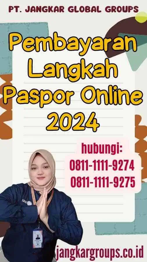 Pembayaran Langkah Paspor Online 2024