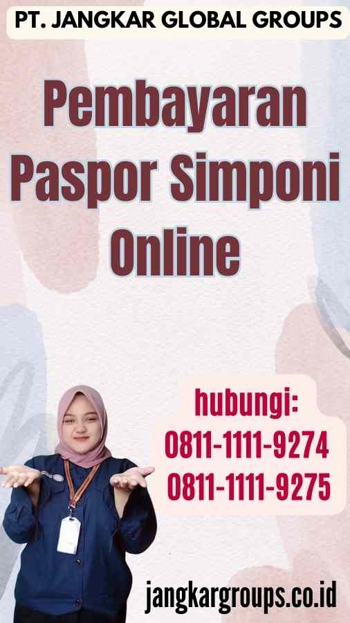 Pembayaran Paspor Simponi Online