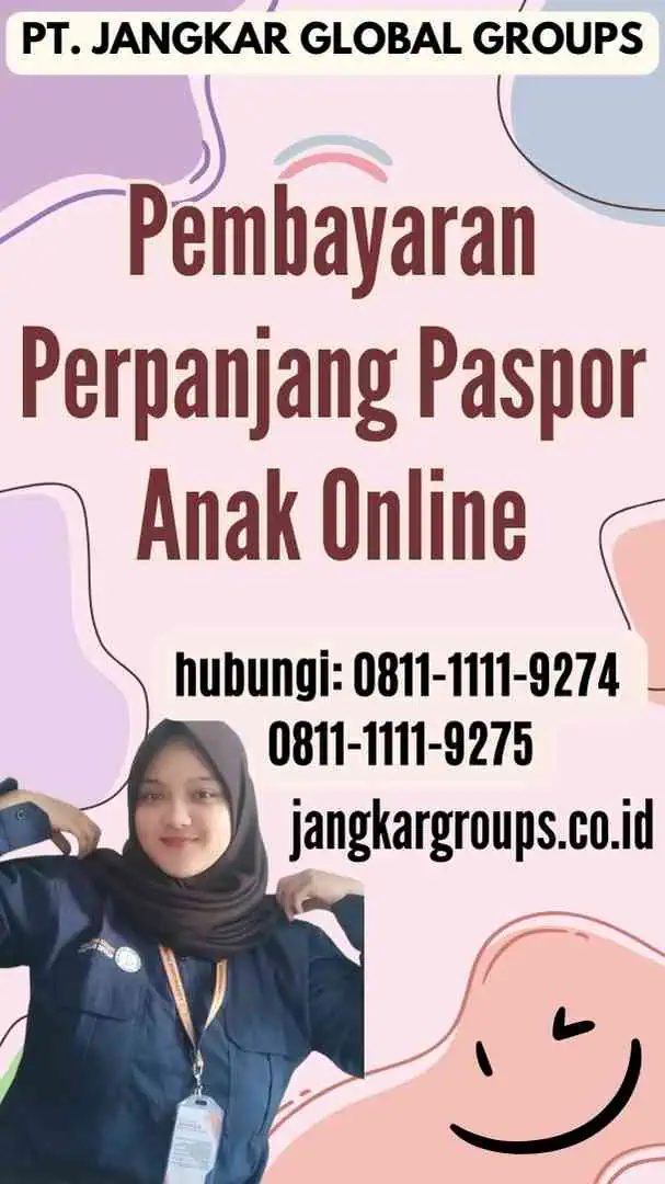 Pembayaran Perpanjang Paspor Anak Online