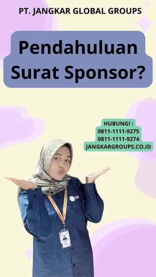 Pendahuluan Surat Sponsor?