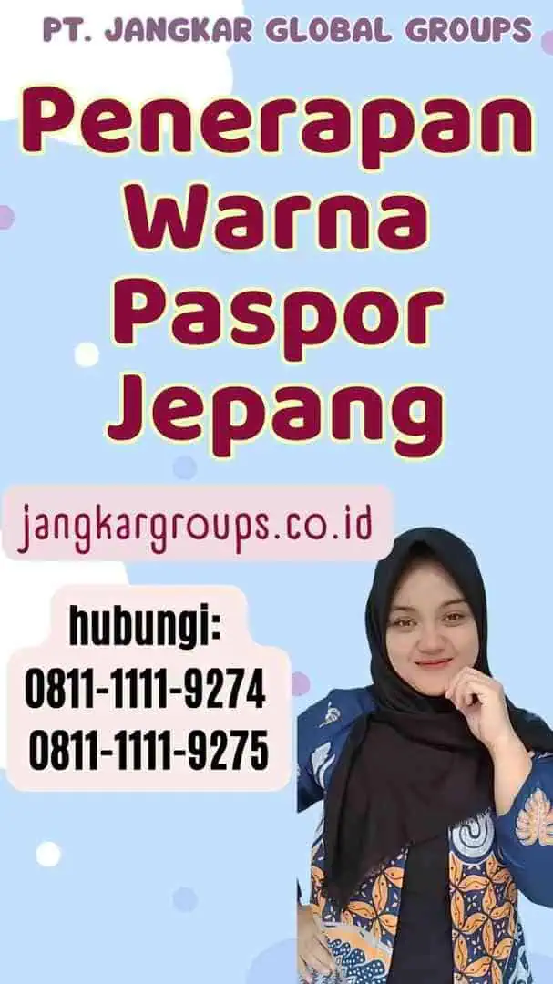 Penerapan Warna Paspor Jepang