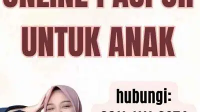 Pengisian Online Paspor Untuk Anak