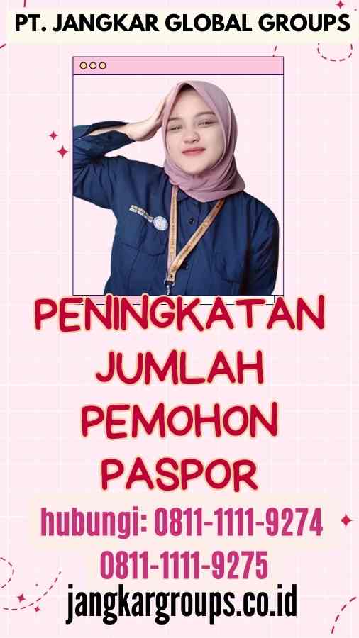 Peningkatan Jumlah Pemohon Paspor