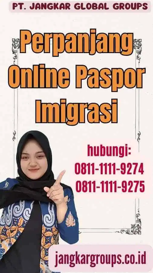 Perpanjang Online Paspor Imigrasi