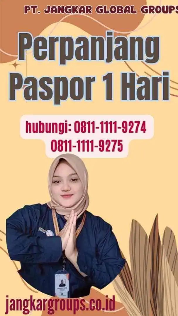 Perpanjang Paspor 1 Hari