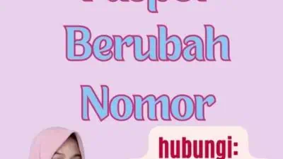 Perpanjang Paspor Berubah Nomor