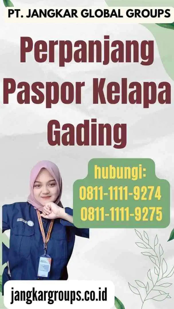 Perpanjang Paspor Kelapa Gading