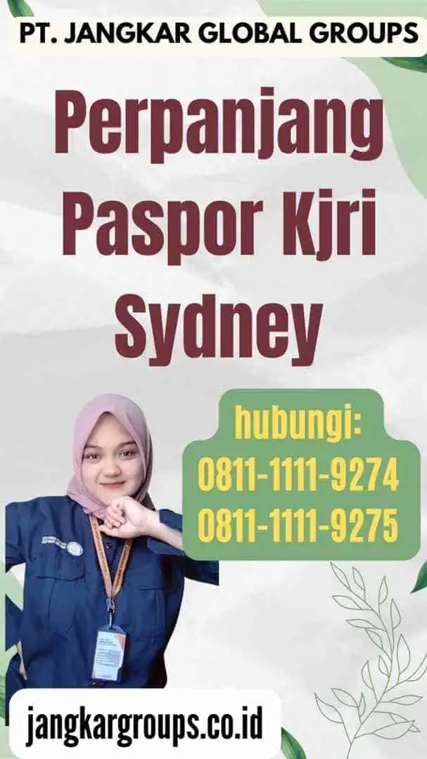 Perpanjang Paspor Kjri Sydney