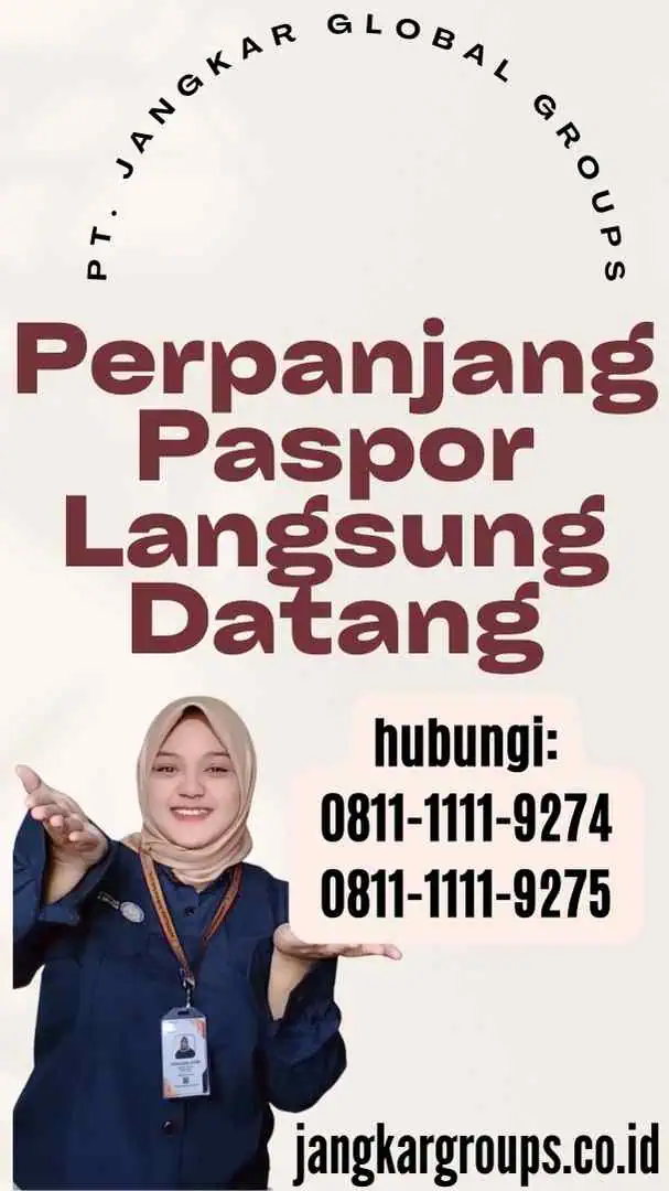 Perpanjang Paspor Langsung Datang