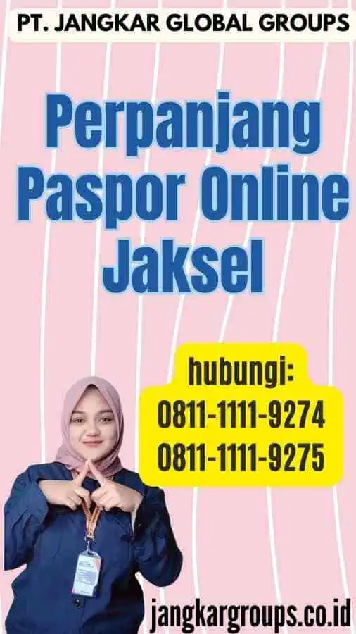 Perpanjang Paspor Online Jaksel