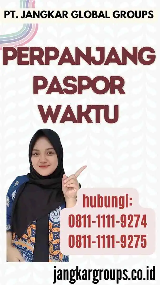 Perpanjang Paspor Waktu