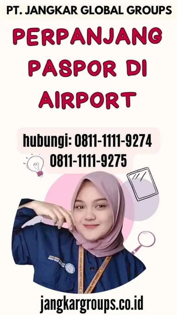 Perpanjang Paspor di Airport