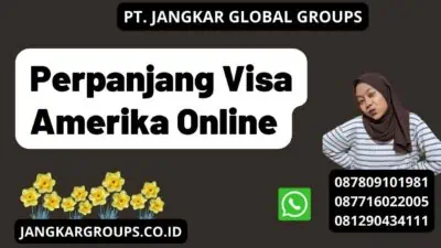 Perpanjang Visa Amerika Online