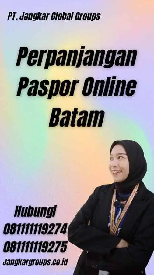 Perpanjangan Paspor Online Batam