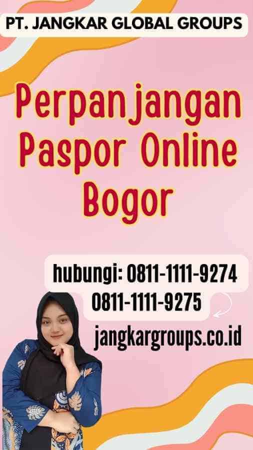 Perpanjangan Paspor Online Bogor