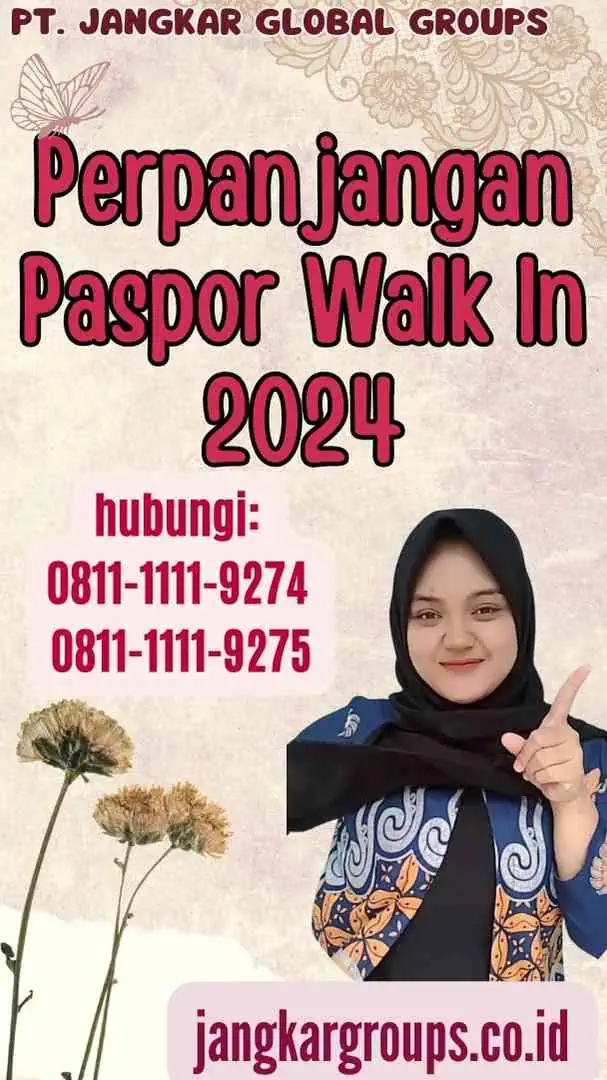 Perpanjangan Paspor Walk In 2024