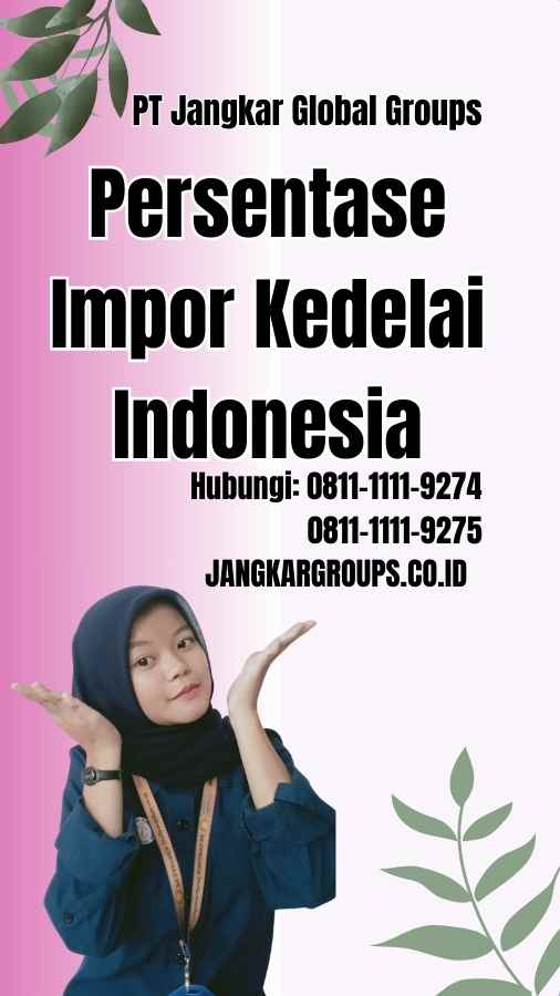 Persentase Impor Kedelai Indonesia