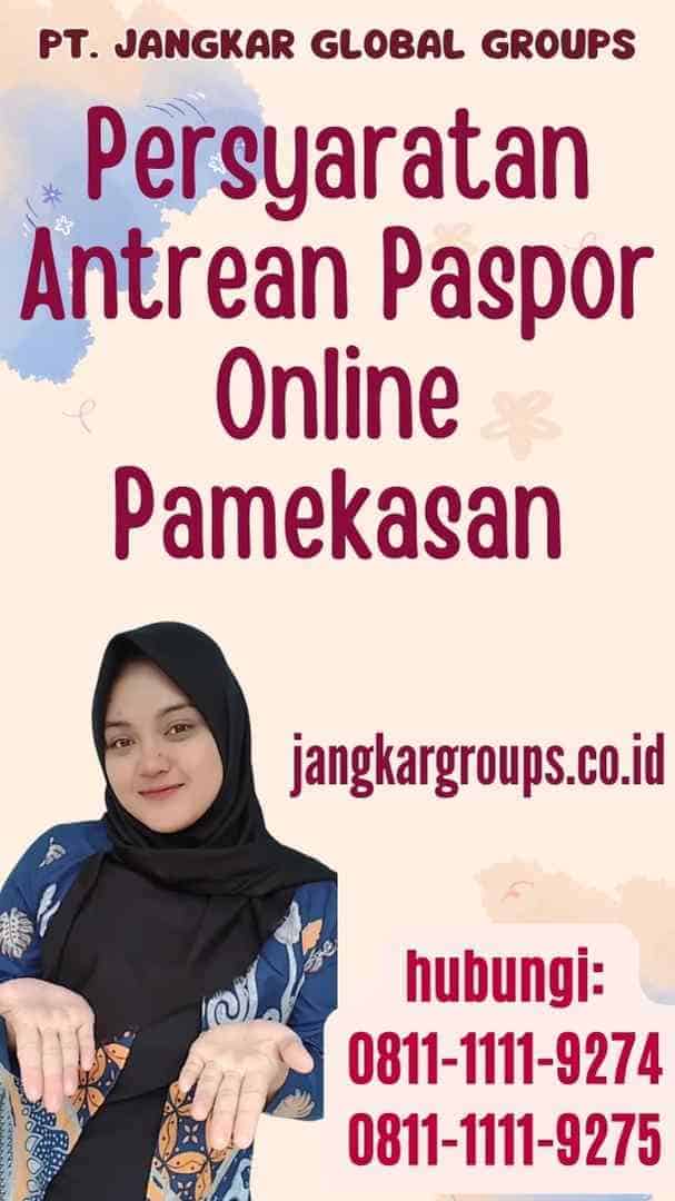 Persyaratan Antrean Paspor Online Pamekasan