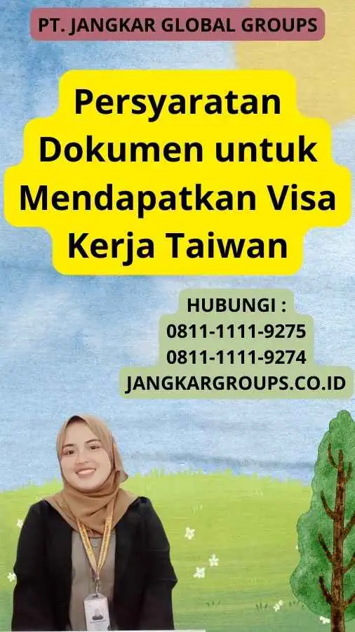 Persyaratan Dokumen untuk Mendapatkan Visa Kerja Taiwan