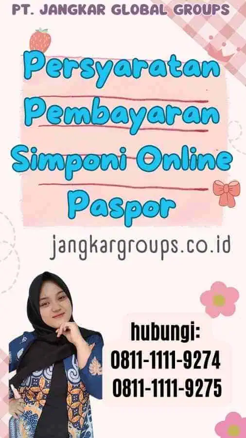 Persyaratan Pembayaran Simponi Online Paspor