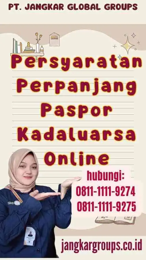 Persyaratan Perpanjang Paspor Kadaluarsa Online