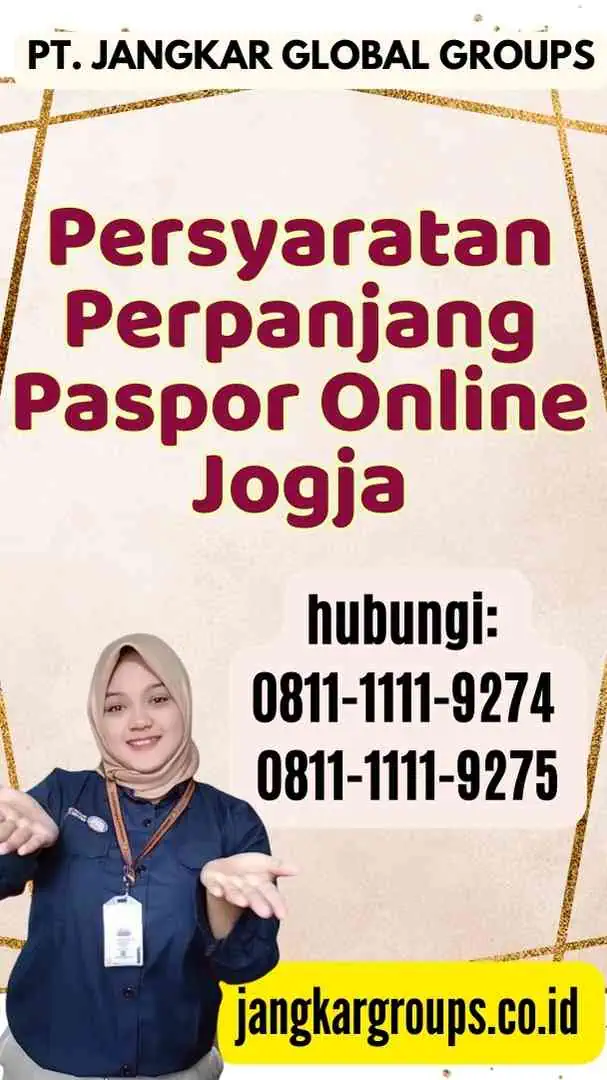 Persyaratan Perpanjang Paspor Online Jogja