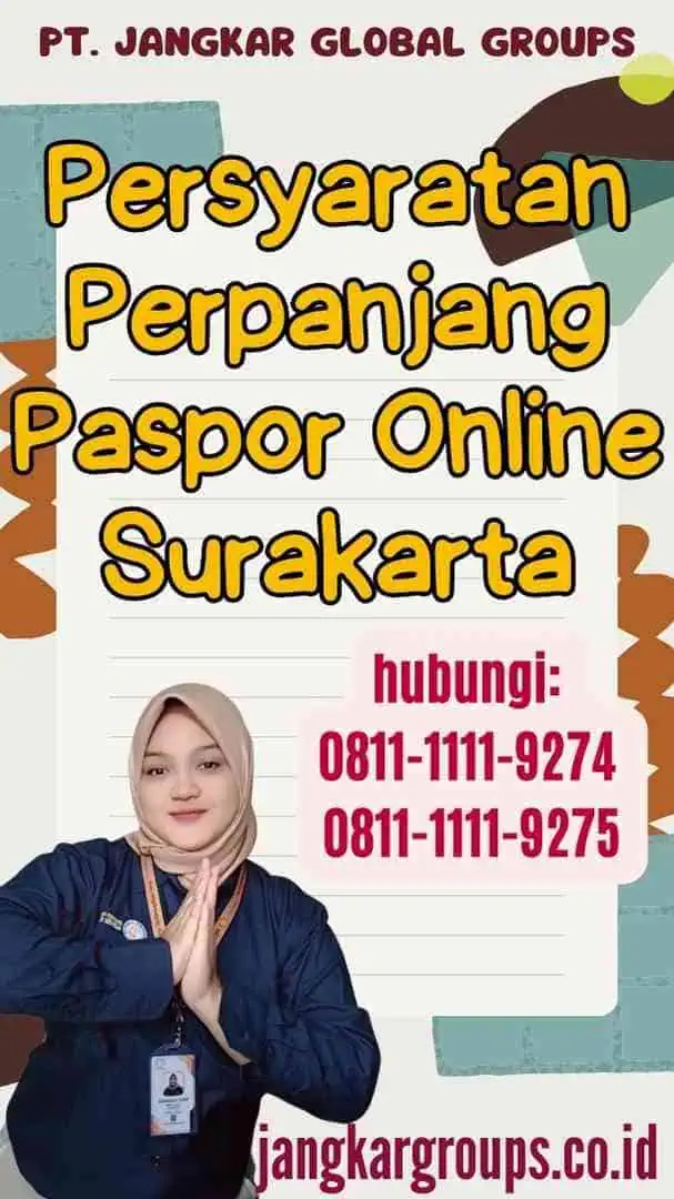 Persyaratan Perpanjang Paspor Online Surakarta