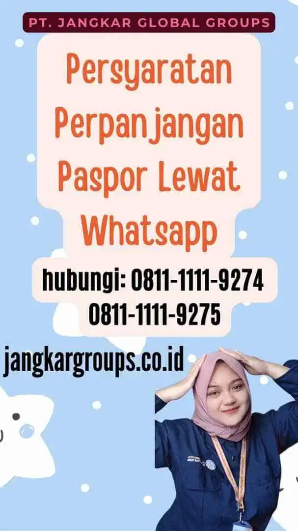 Persyaratan Perpanjangan Paspor Lewat Whatsapp