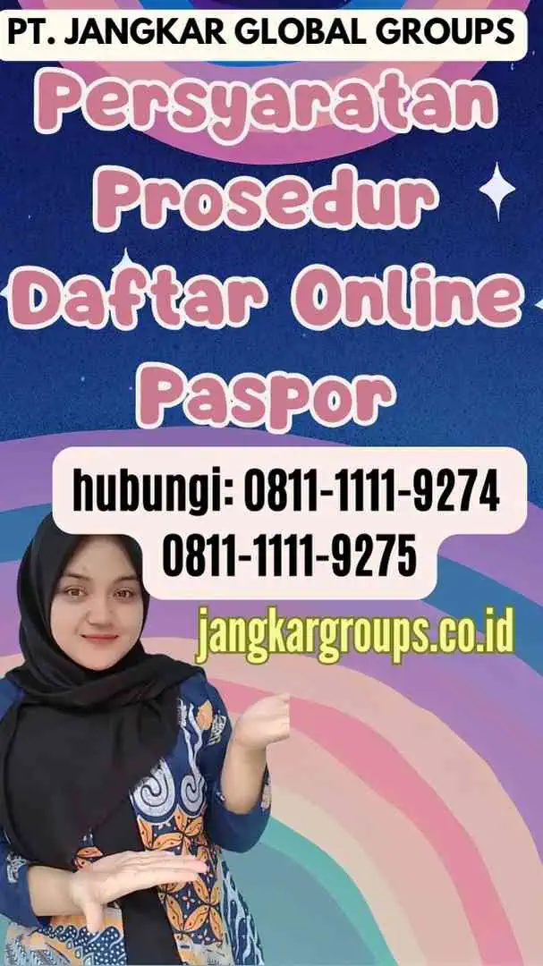 Persyaratan Prosedur Daftar Online Paspor