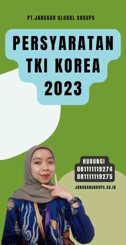 Persyaratan TKI Korea 2023