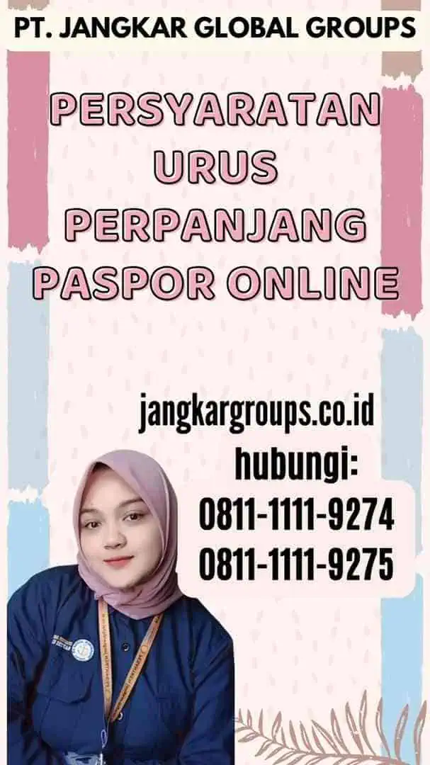 Persyaratan Urus Perpanjang Paspor Online