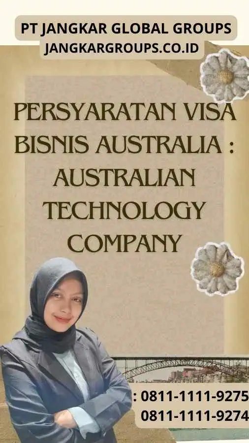 Persyaratan Visa Bisnis Australia : Australian Technology Company