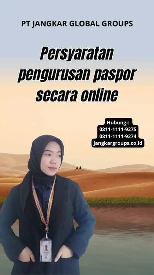 Persyaratan pengurusan paspor secara online