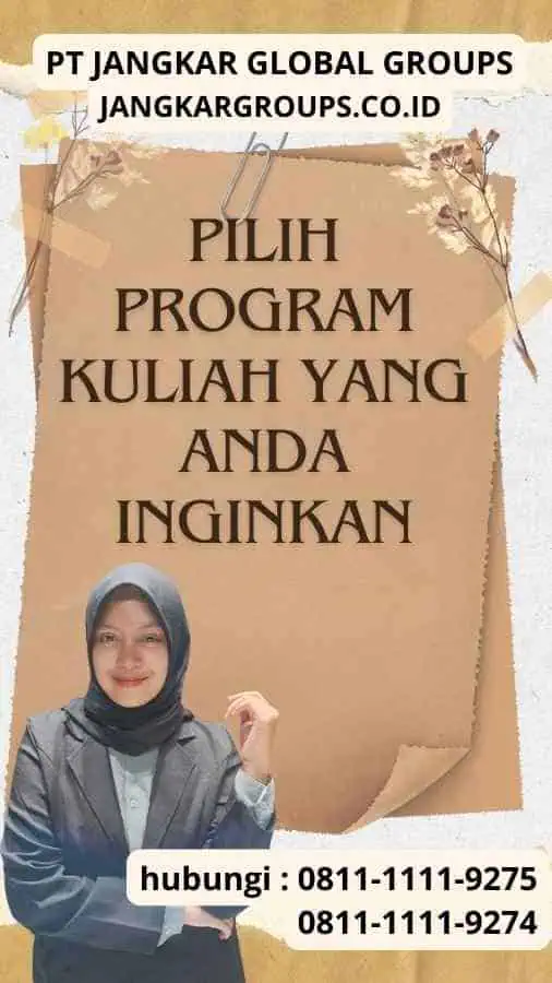 Pilih Program Kuliah yang Anda Inginkan : Student Visa untuk Taiwan