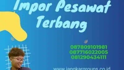 Prosedur Impor Pesawat Terbang