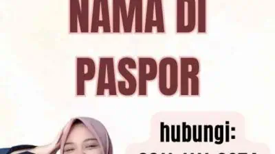 Prosedur Penambahan Nama di Paspor