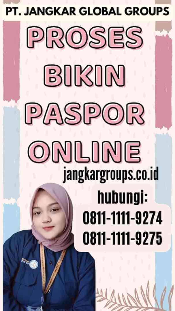 Proses Bikin Paspor Online