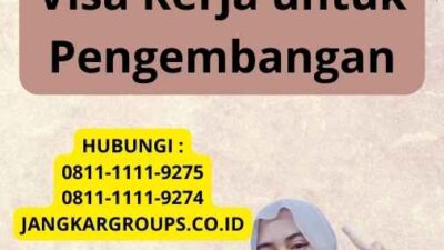 Proses Pengajuan di Visa Kerja untuk Pengembangan