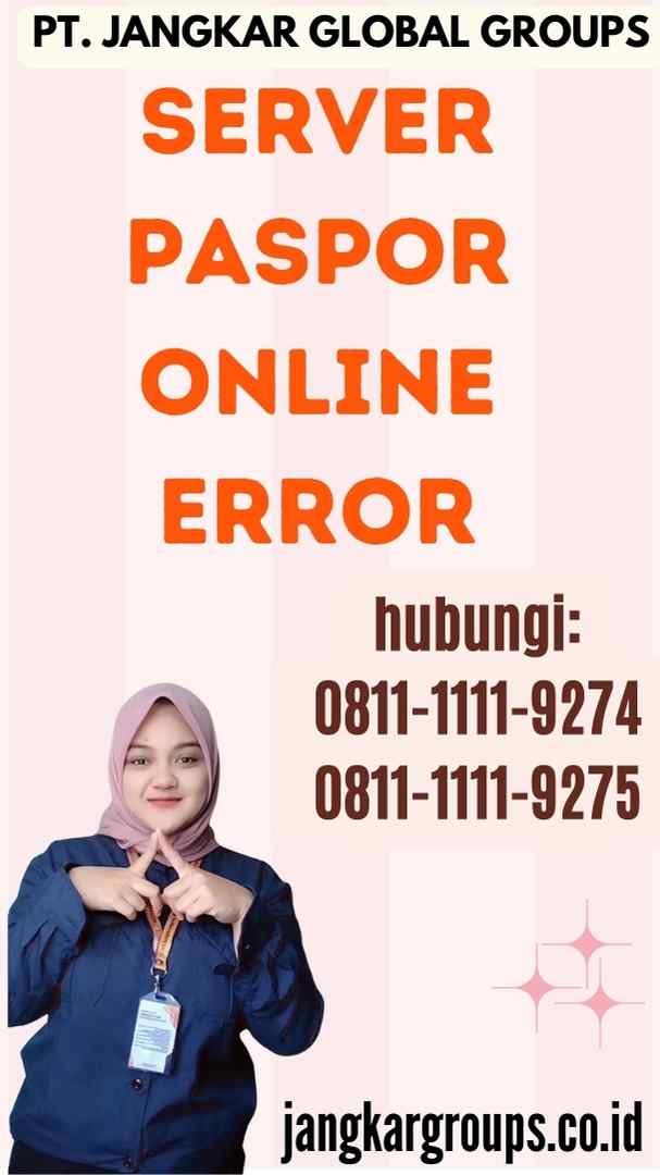 Server Paspor Online Error