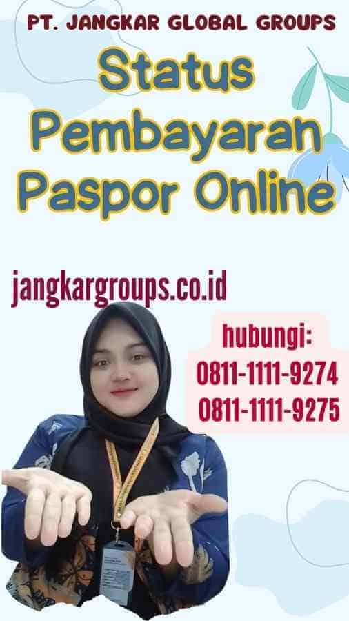 Status Pembayaran Paspor Online